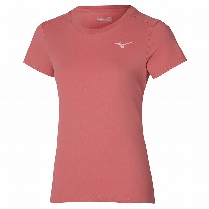 Mizuno Tee T Shirts Dame Koral | Danmark M2548LN