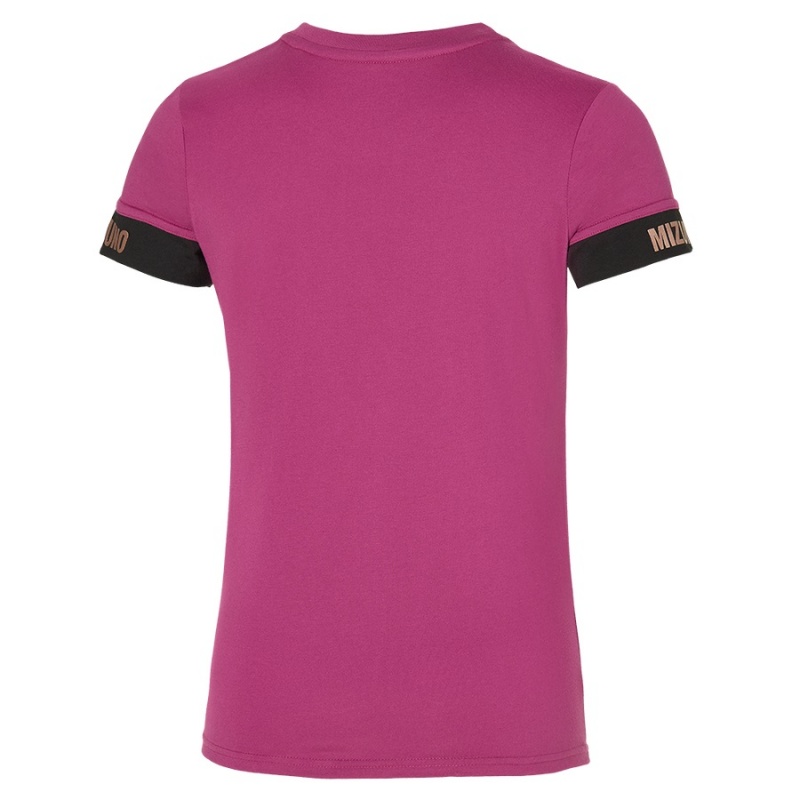 Mizuno Tee T Shirts Dame Lyserød | Danmark M1293CN