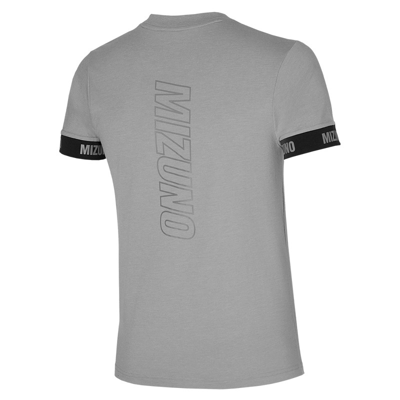 Mizuno Tee T Shirts Herre Grå | Danmark M7918AK