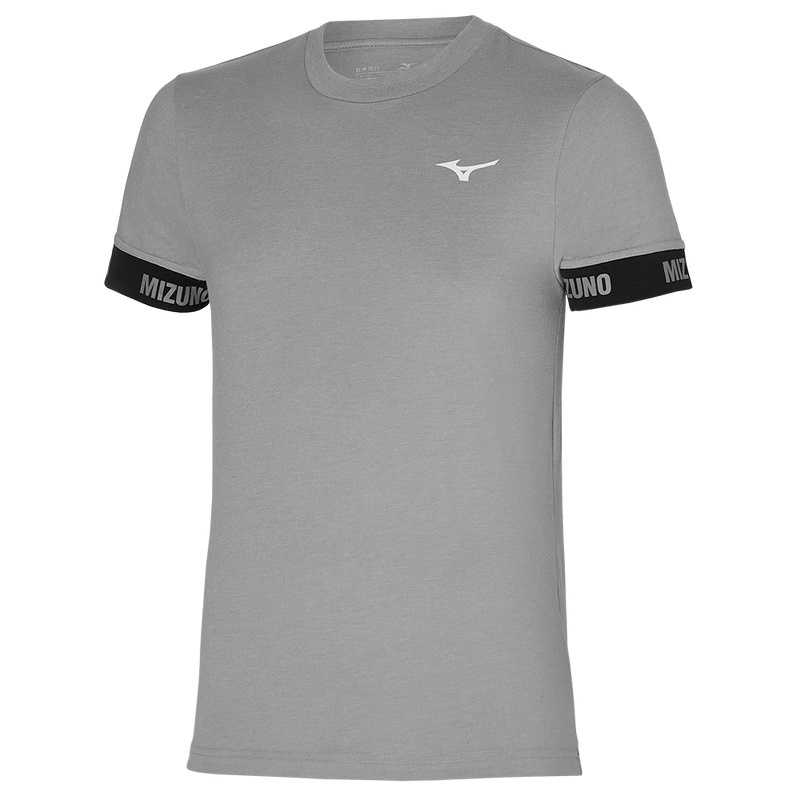 Mizuno Tee T Shirts Herre Grå | Danmark M7918AK