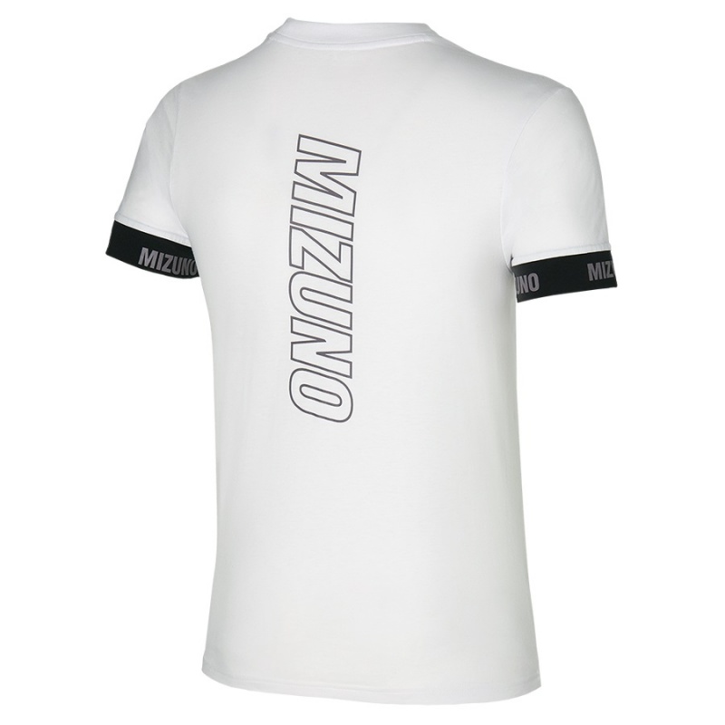 Mizuno Tee T Shirts Herre Hvide | Danmark M1682JO