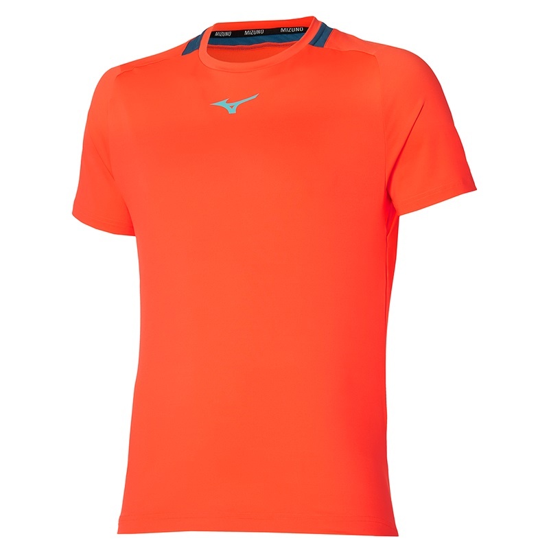 Mizuno Tee T Shirts Herre Orange | Danmark M7834ZS