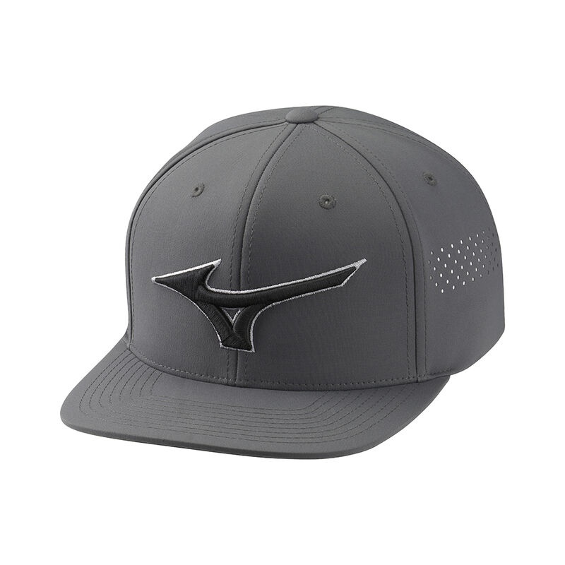 Mizuno Tour Flade Snapback Hat Dame Mørkegrå | Danmark M1365JW