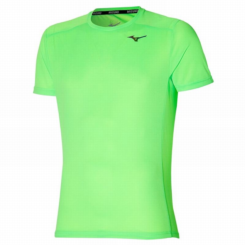 Mizuno Two Loops 88 Tee T Shirts Herre Lysegrøn | Danmark M4782XO