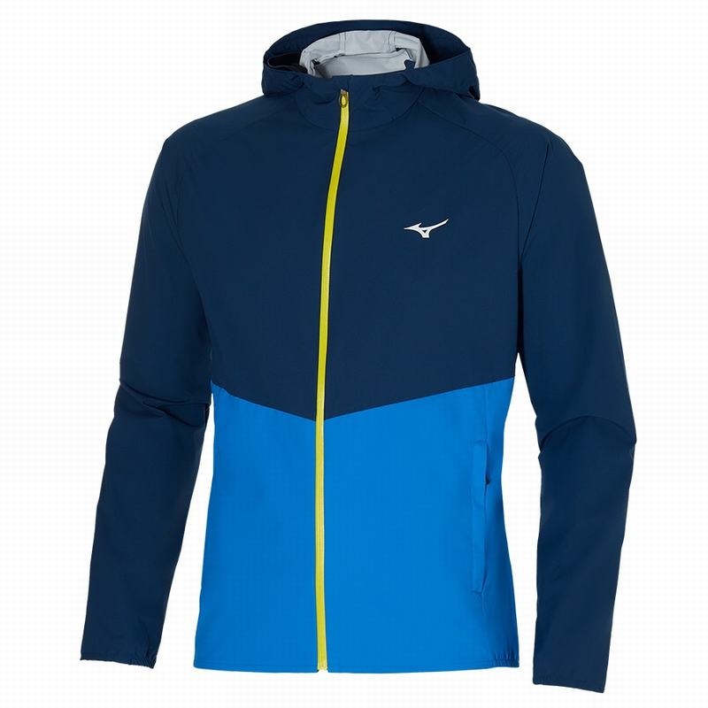 Mizuno Vandtætte 20K ER Jakker Herre Indigo | Danmark M3978FG