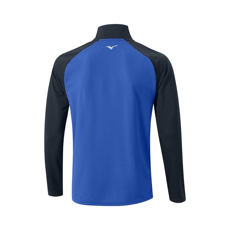 Mizuno Vinter Breeze Bloc 1/4 Zip Toppe Herre Blå | Danmark M9635KW