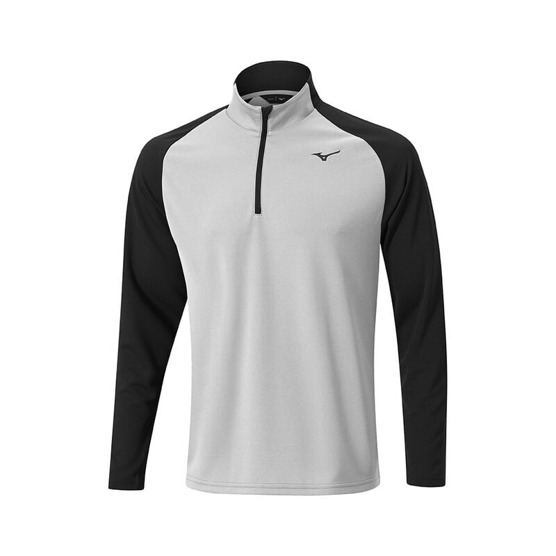 Mizuno Vinter Breeze Bloc 1/4 Zip Toppe Herre Grå | Danmark M7501LW