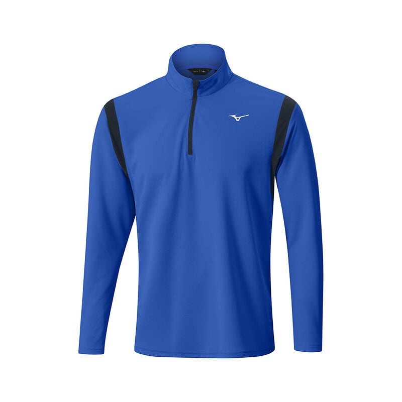 Mizuno Vinter Breeze Elite 1/4 Zip Toppe Herre Blå | Danmark M0147MH