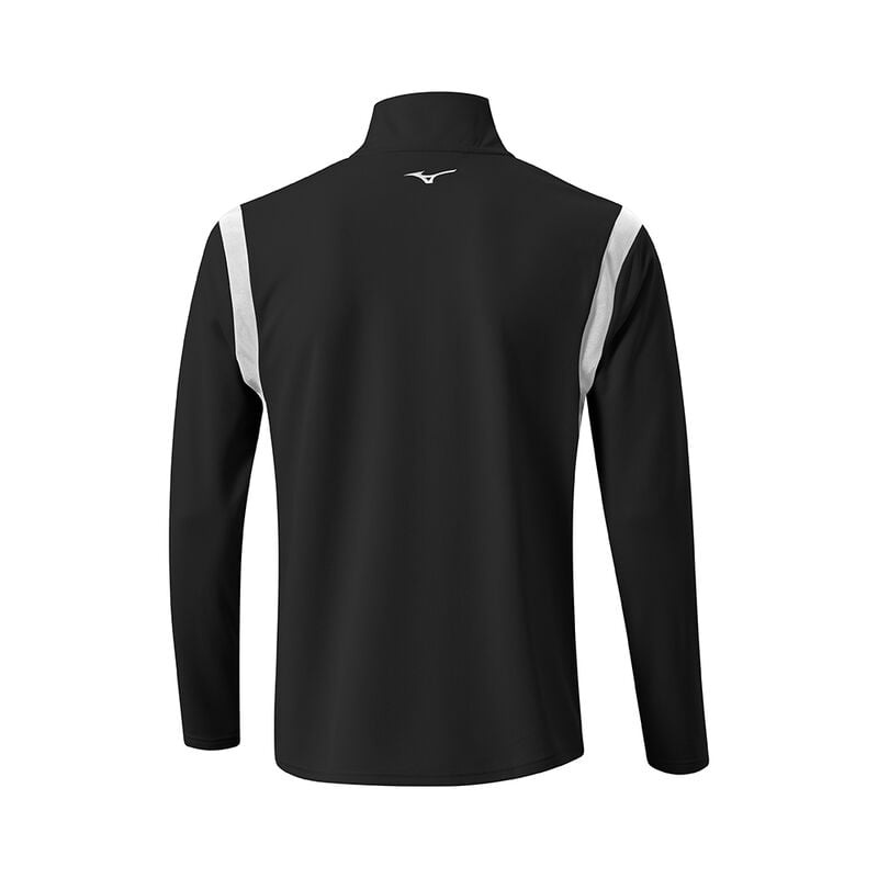 Mizuno Vinter Breeze Elite 1/4 Zip Toppe Herre Sort | Danmark M7162JW