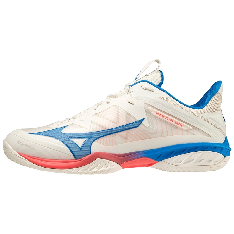 Mizuno Wave Claw Neo 2 Badmintonsko Dame Hvide Lyserød | Danmark M0675HX