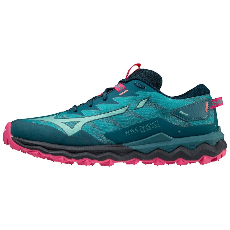 Mizuno Wave Daichi 7(W) Trail Løbesko Dame Blå | Danmark M5901YC