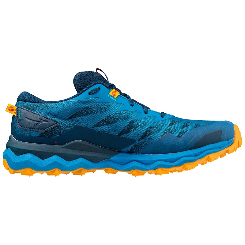 Mizuno Wave Daichi 7 Trail Løbesko Herre Blå | Danmark M2985ES