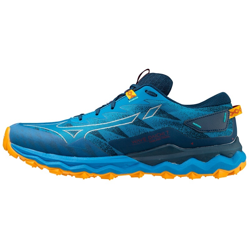 Mizuno Wave Daichi 7 Trail Løbesko Herre Blå | Danmark M2985ES