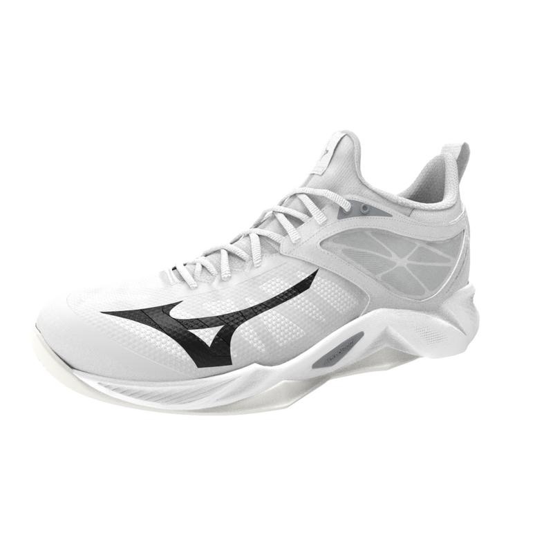 Mizuno Wave Dimension Volleyballsko Dame Hvide Sort | Danmark M7124BR