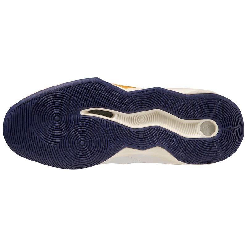 Mizuno Wave Dimension Volleyballsko Dame Hvide Guld | Danmark M8341XV