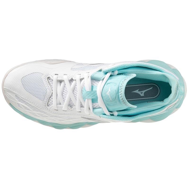 Mizuno Wave Enforce Tour AC Tennissko Dame Hvide Turkis | Danmark M2183CN