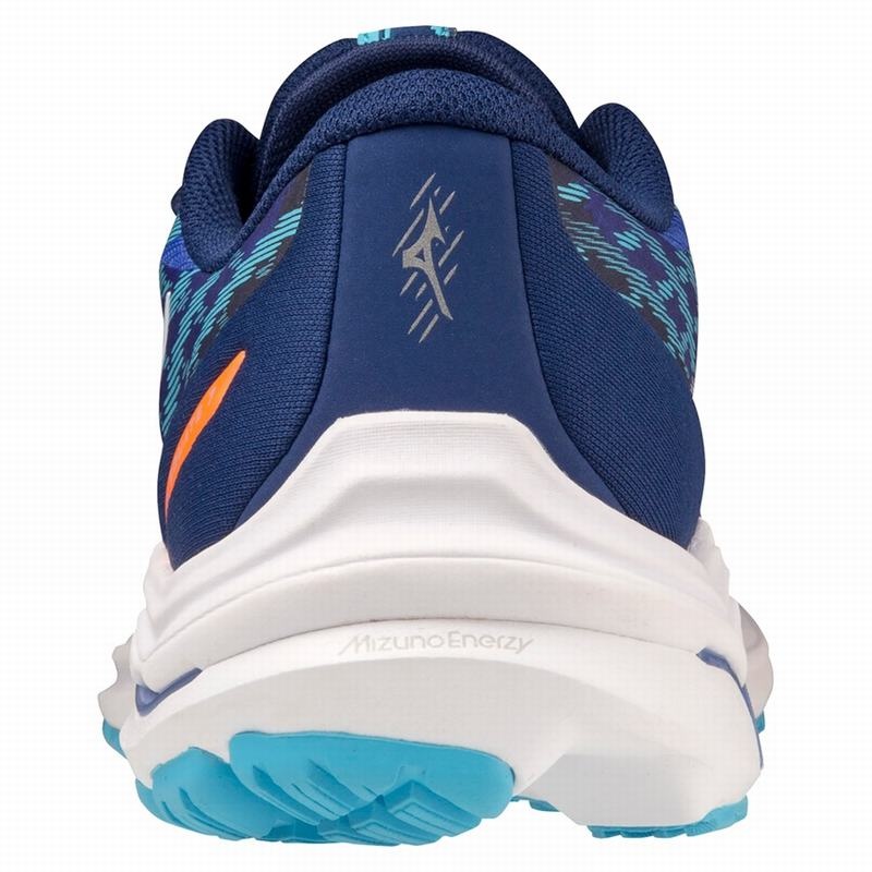 Mizuno Wave Equate 7 Løbesko Dame Blå Hvide | Danmark M9850WG