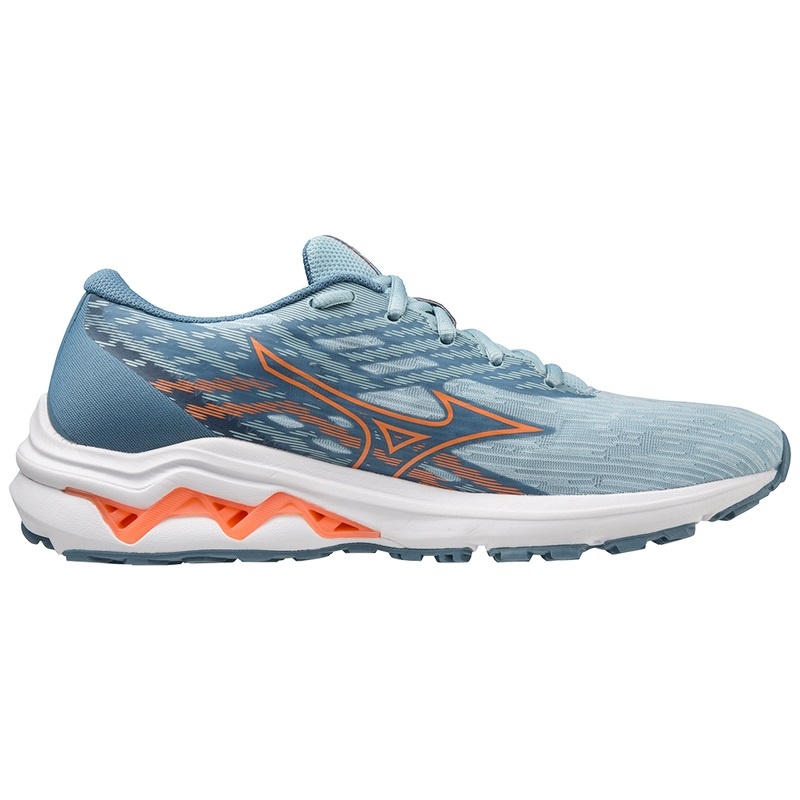 Mizuno Wave Equate 7 Løbesko Dame Hvide Lyseorange | Danmark M4519UJ