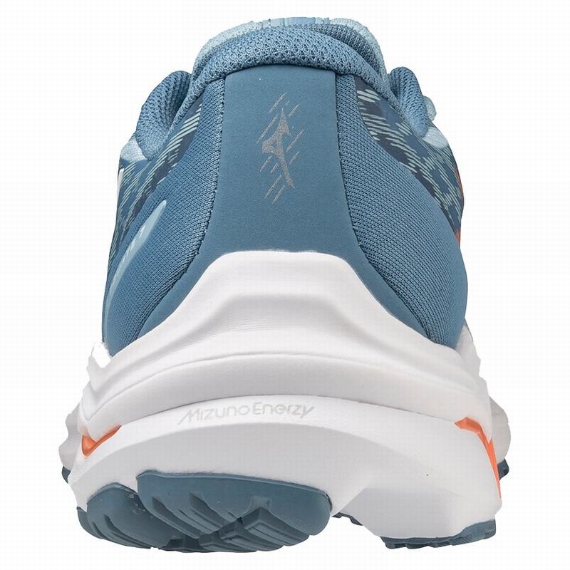 Mizuno Wave Equate 7 Løbesko Dame Hvide Lyseorange | Danmark M4519UJ