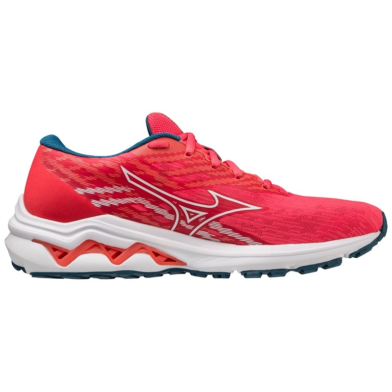 Mizuno Wave Equate 7 Løbesko Dame Lyserød Hvide Blå | Danmark M2167TE