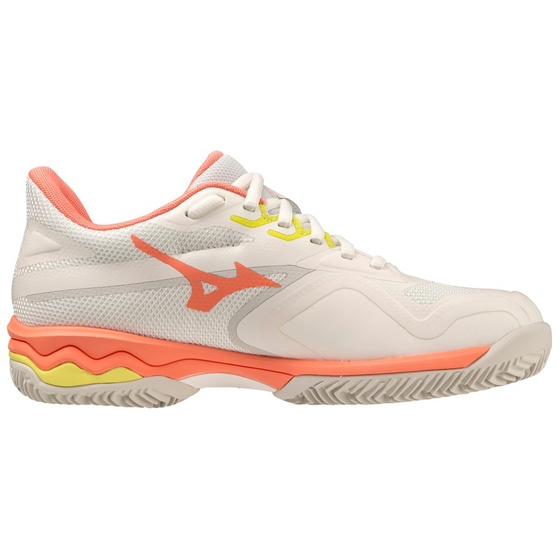 Mizuno Wave Exceed Light 2 Tennissko Dame Hvide Orange | Danmark M0854JD