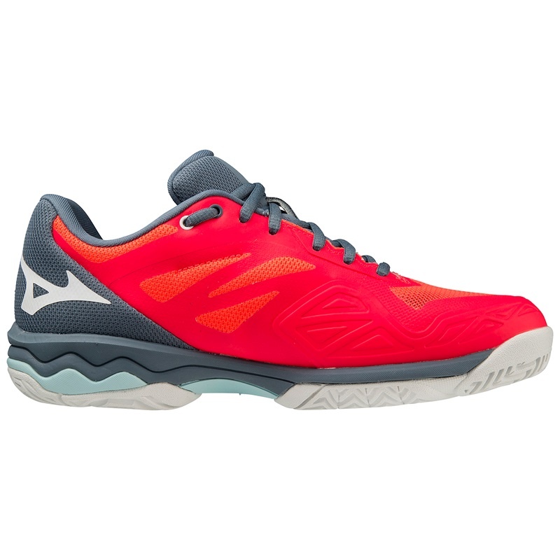 Mizuno Wave Exceed Light AC Tennissko Dame Koral Hvide Blå | Danmark M5821GU