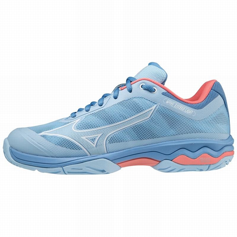 Mizuno Wave Exceed Light AC Tennissko Dame Hvide Lyserød | Danmark M0812FJ