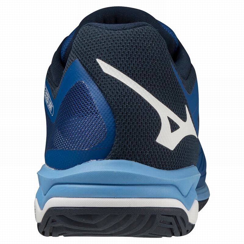 Mizuno Wave Exceed Light AC Tennissko Herre Blå Hvide | Danmark M3861GH