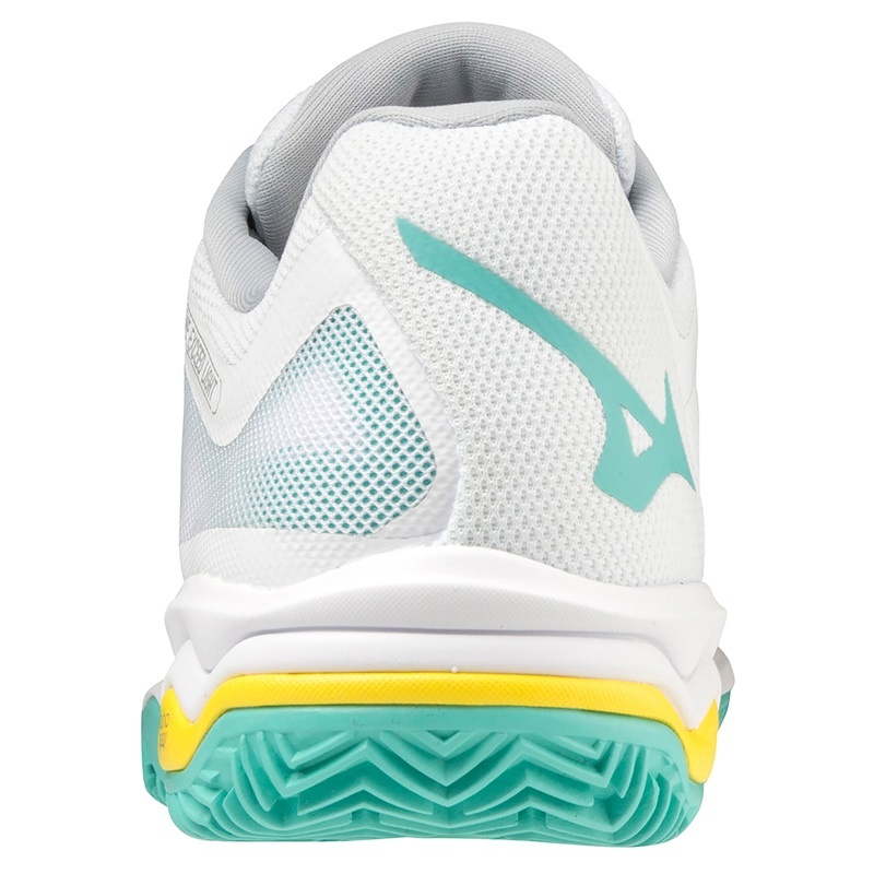 Mizuno Wave Exceed Light CC Tennissko Dame Hvide Turkis | Danmark M0164SU