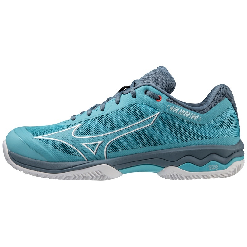 Mizuno Wave Exceed Light CC Tennissko Herre Blå Hvide Blå | Danmark M1689VB