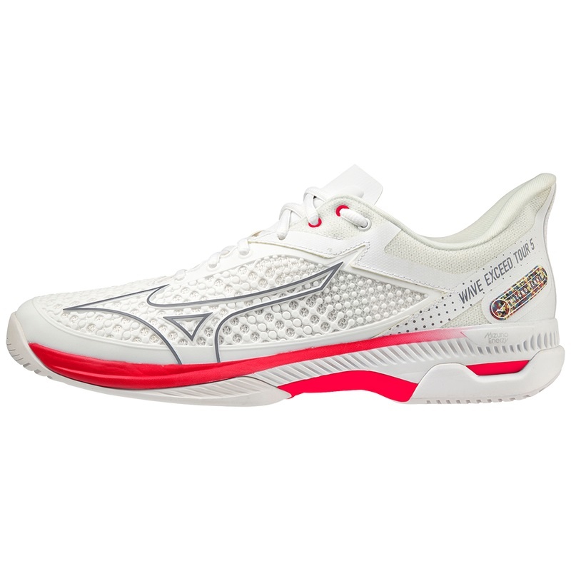 Mizuno Wave Exceed Tour 5 CC Tennissko Dame Hvide | Danmark M8237ET