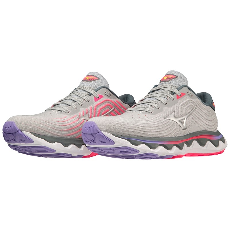 Mizuno Wave Horizon 6 Løbesko Dame Beige Lyserød | Danmark M2530XW