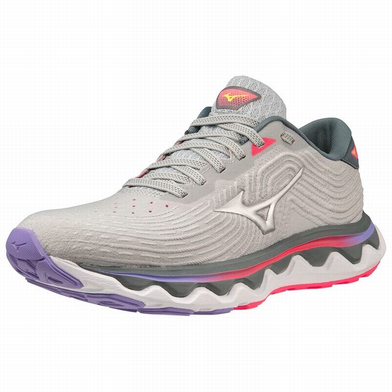 Mizuno Wave Horizon 6 Løbesko Dame Beige Lyserød | Danmark M2530XW