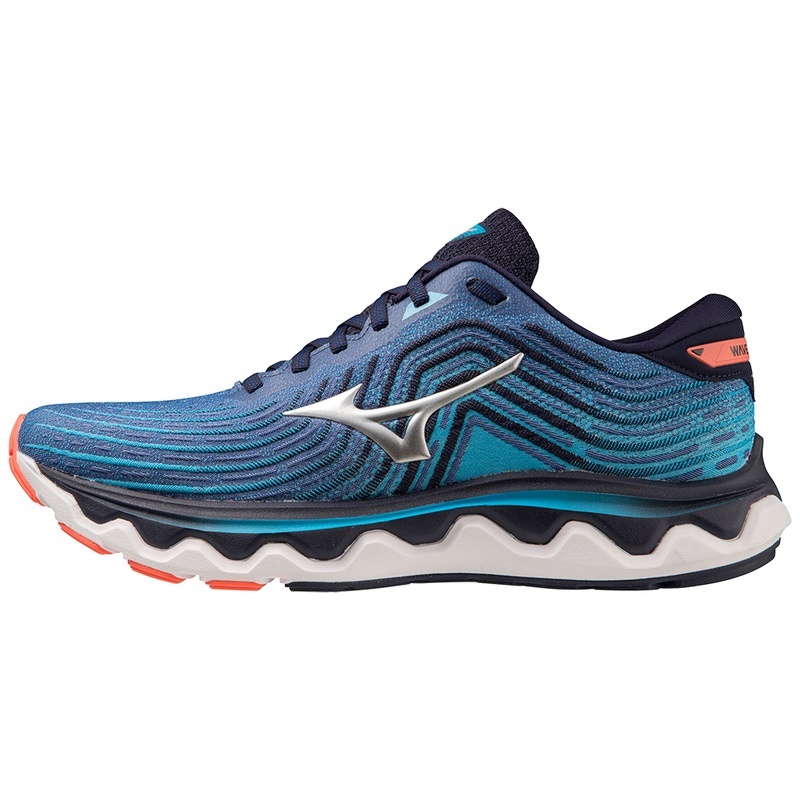 Mizuno Wave Horizon 6 Løbesko Herre Sølv | Danmark M6382HV