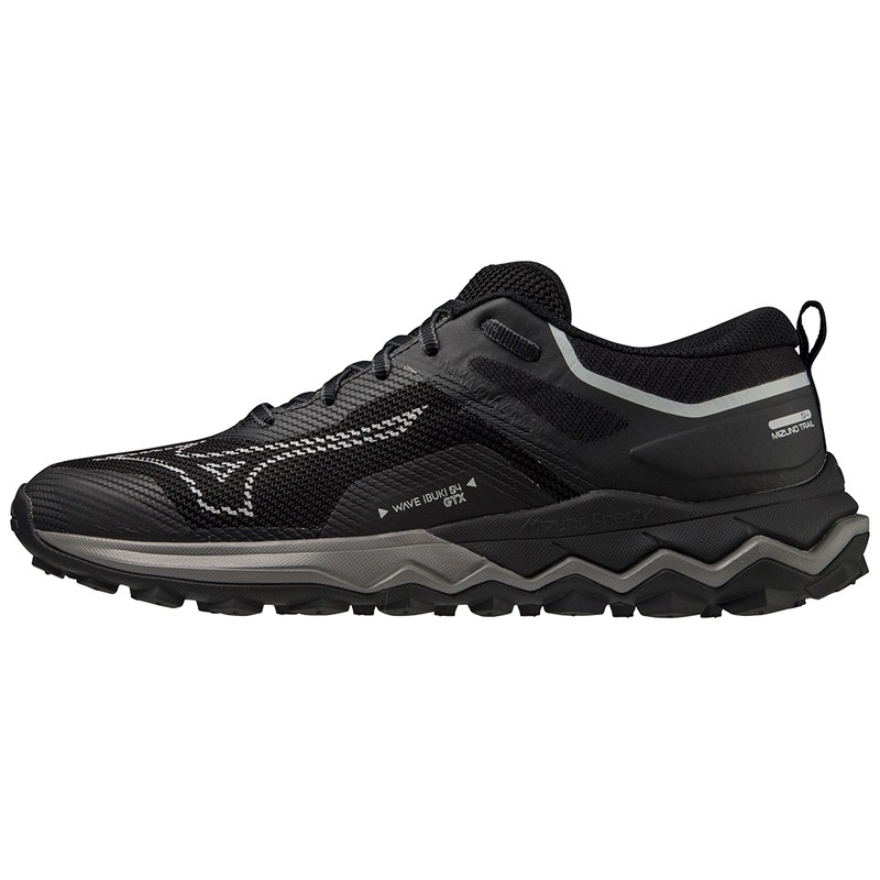 Mizuno Wave Ibuki 4 GTX Trail Løbesko Dame Sort Sølv | Danmark M5098ZA