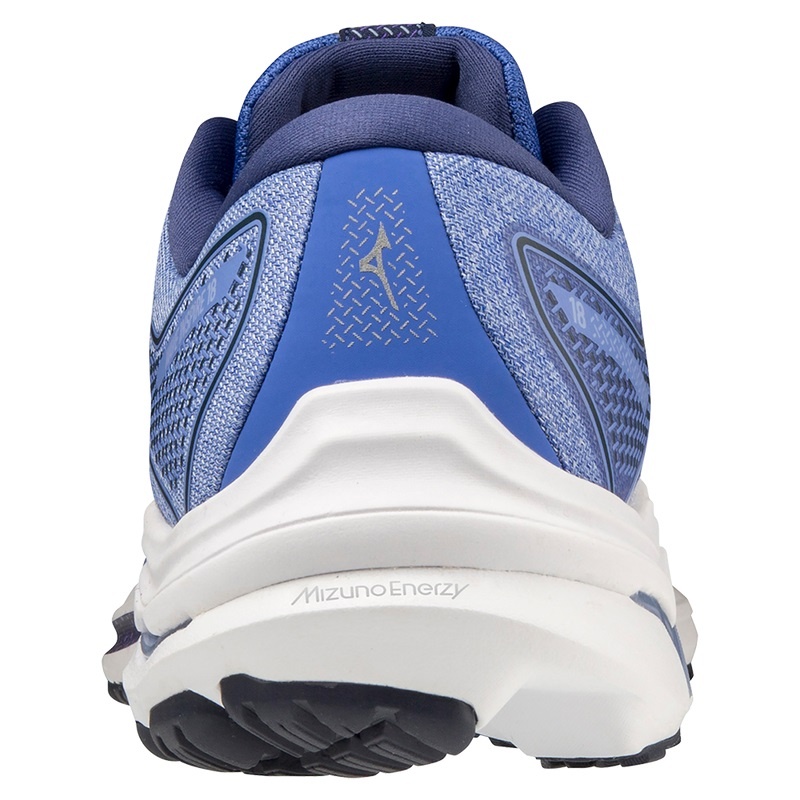 Mizuno Wave Inspire 18 Løbesko Dame Blå | Danmark M1452TY