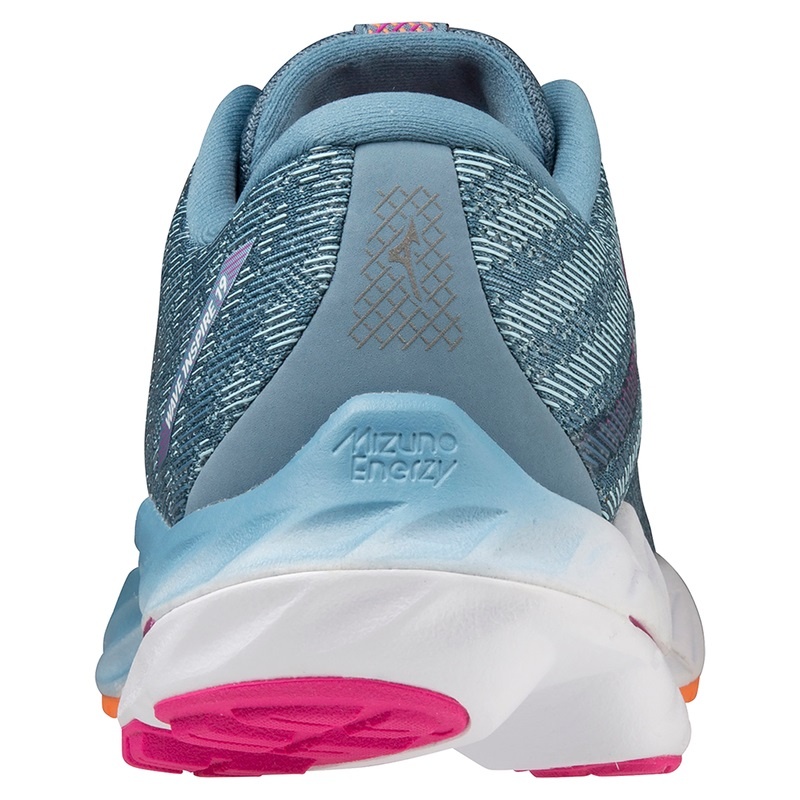 Mizuno Wave Inspire 19 Løbesko Dame Blå Hvide | Danmark M7052UH