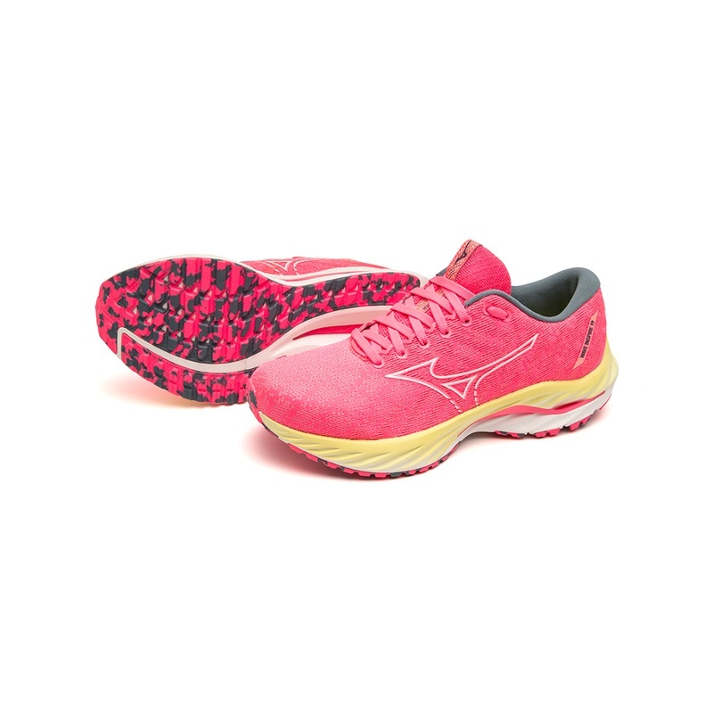 Mizuno Wave Inspire 19 Løbesko Dame Lyserød Hvide | Danmark M5614DZ