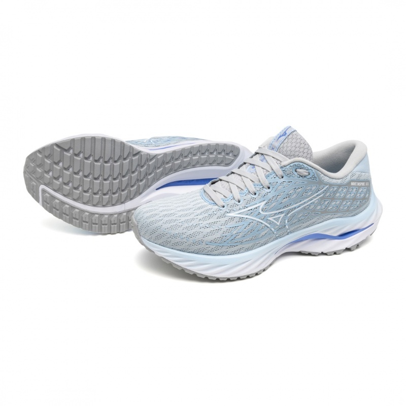 Mizuno Wave Inspire 20 Brede Løbesko Dame Blå | Danmark M3842ER