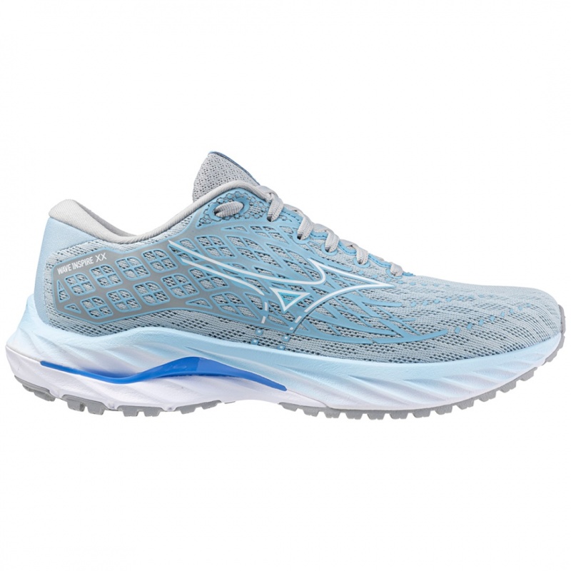 Mizuno Wave Inspire 20 Brede Løbesko Dame Blå | Danmark M3842ER