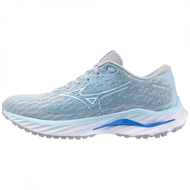 Mizuno Wave Inspire 20 Brede Løbesko Dame Blå | Danmark M3842ER