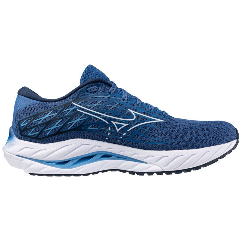 Mizuno Wave Inspire 20 Brede Løbesko Herre Blå | Danmark M4018SM