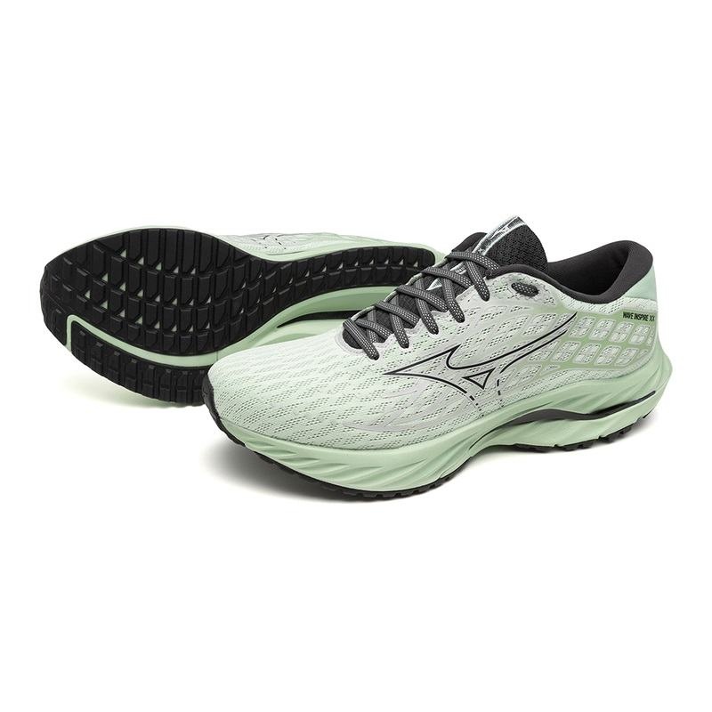 Mizuno Wave Inspire 20 Løbesko Herre Grøn | Danmark M9284YZ