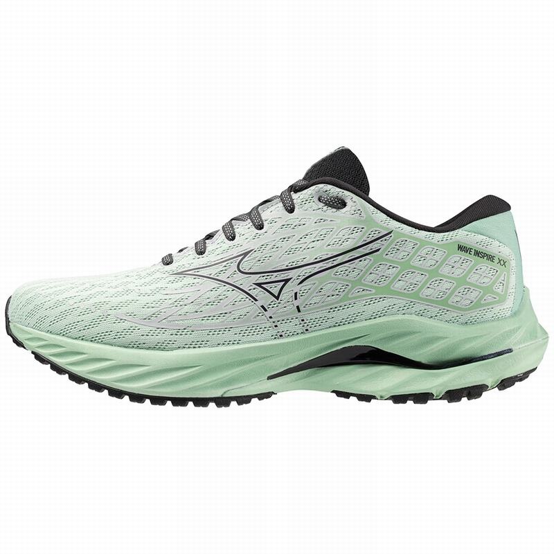 Mizuno Wave Inspire 20 Løbesko Herre Grøn | Danmark M9284YZ