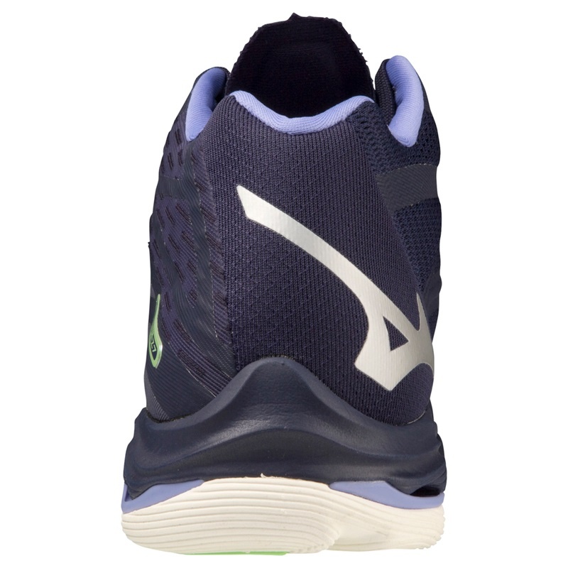 Mizuno Wave Lightning Z7Mid Volleyballsko Dame Mørkeblå | Danmark M8752BL