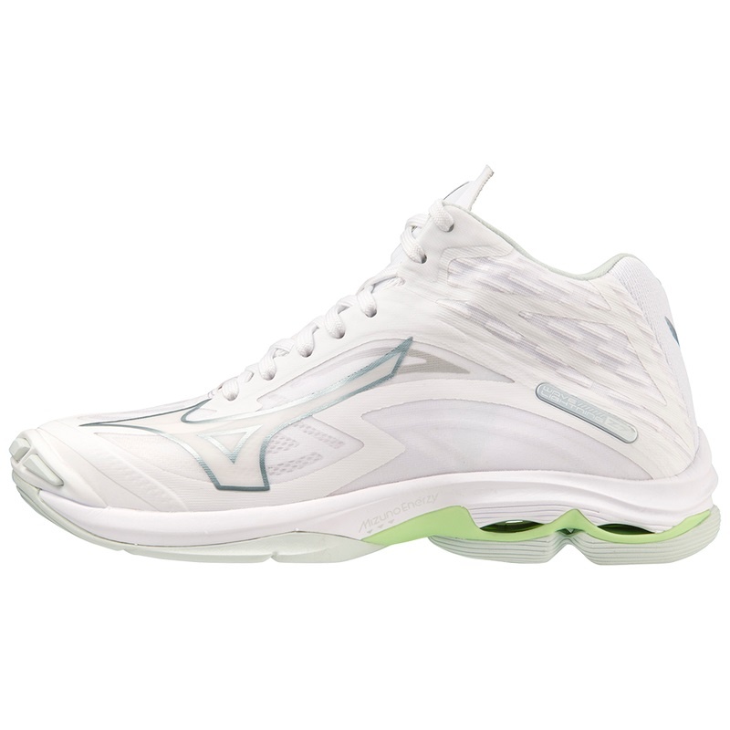 Mizuno Wave Lightning Z7 Mid Volleyballsko Dame Hvide | Danmark M0951XV