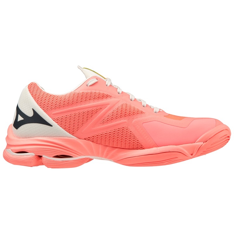 Mizuno Wave Lightning Z7 Volleyballsko Dame Koral | Danmark M5187FH