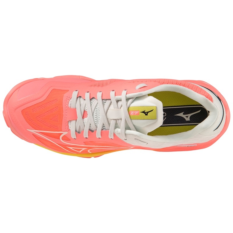 Mizuno Wave Lightning Z7 Volleyballsko Dame Koral | Danmark M5187FH