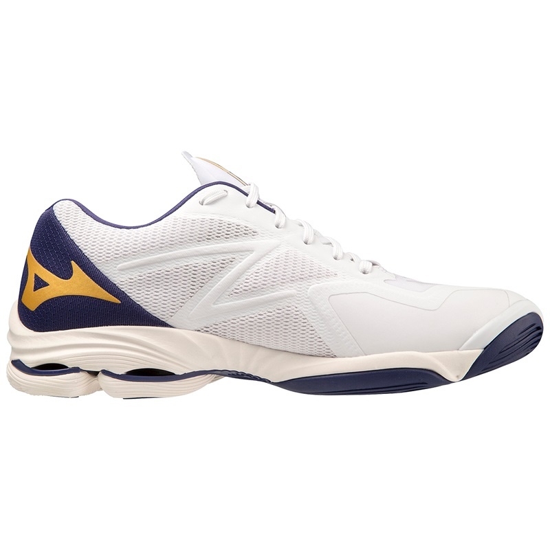 Mizuno Wave Lightning Z7 Volleyballsko Dame Hvide Guld | Danmark M3521HA