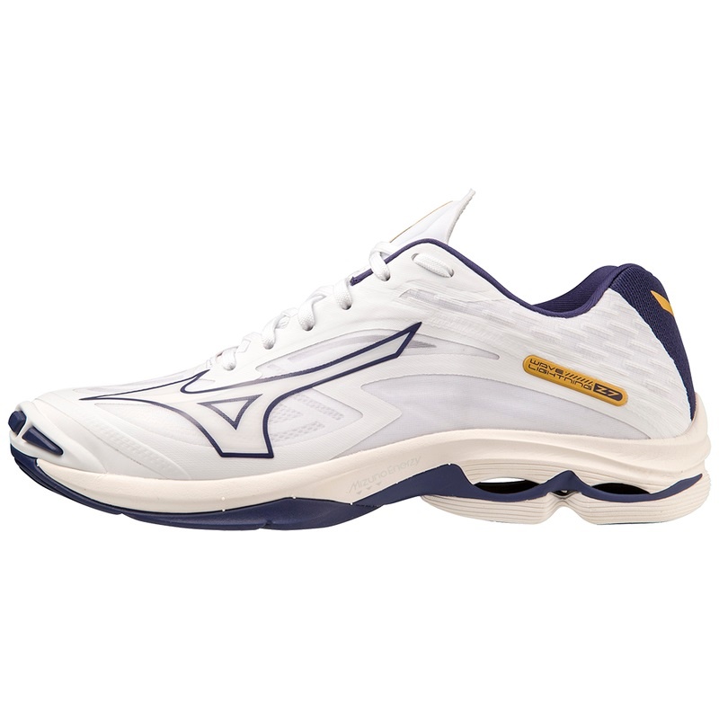 Mizuno Wave Lightning Z7 Volleyballsko Dame Hvide Guld | Danmark M3521HA